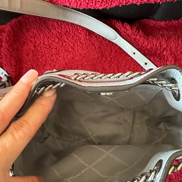 Michael Kors Silver Chain Purse - Picture 2 of 4
